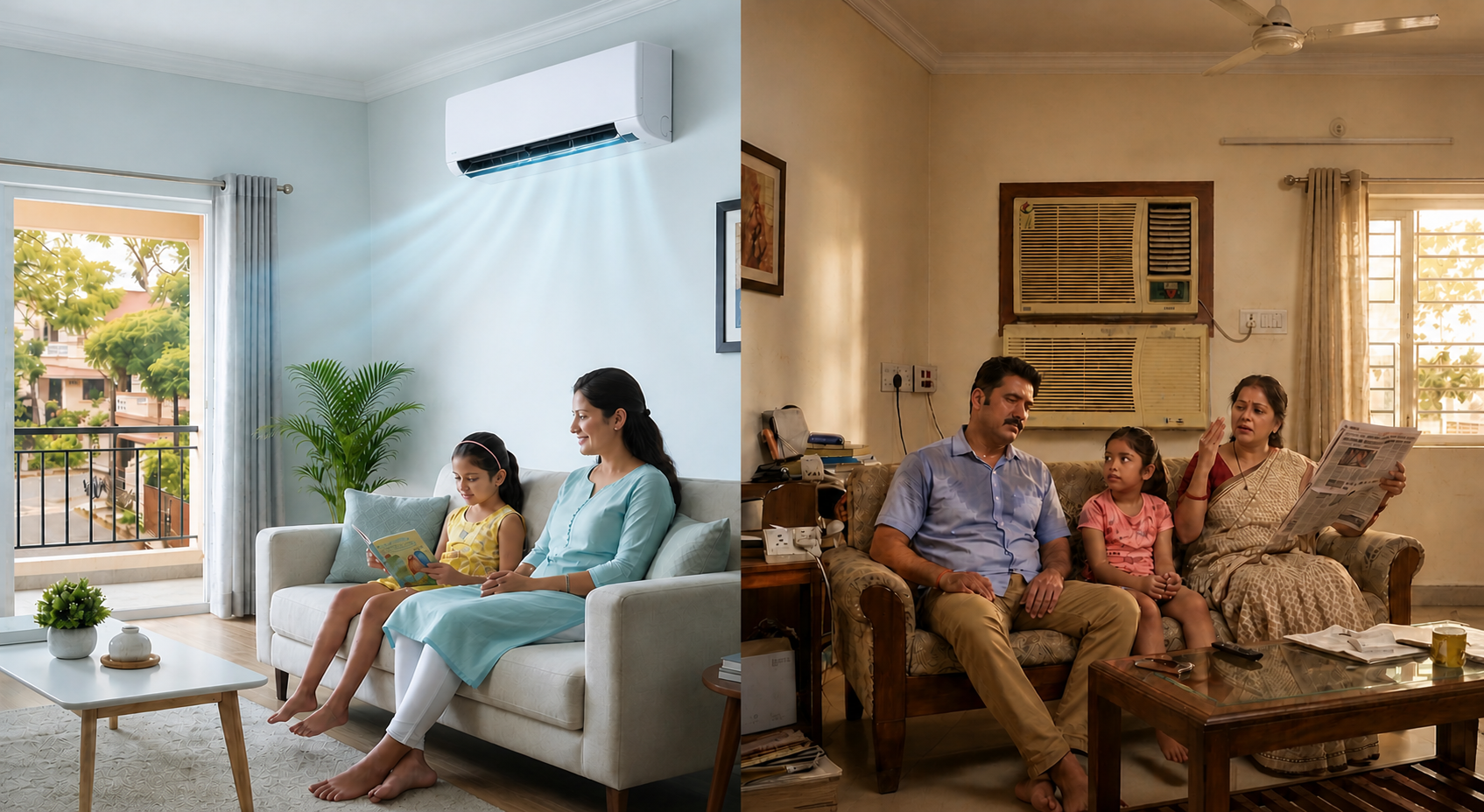 AC repair vs replacement comparison India cost guide