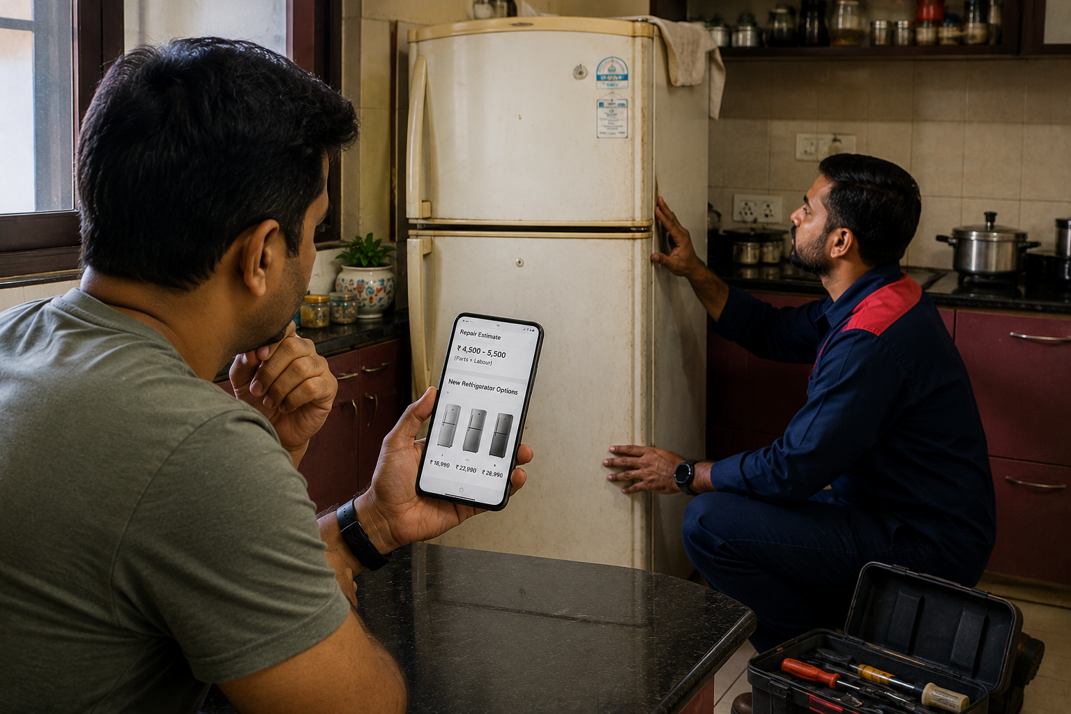 ₹4,000 Repair or ₹18,000 New? Smart Refrigerator Repair vs Replacement Decision (India 2026)